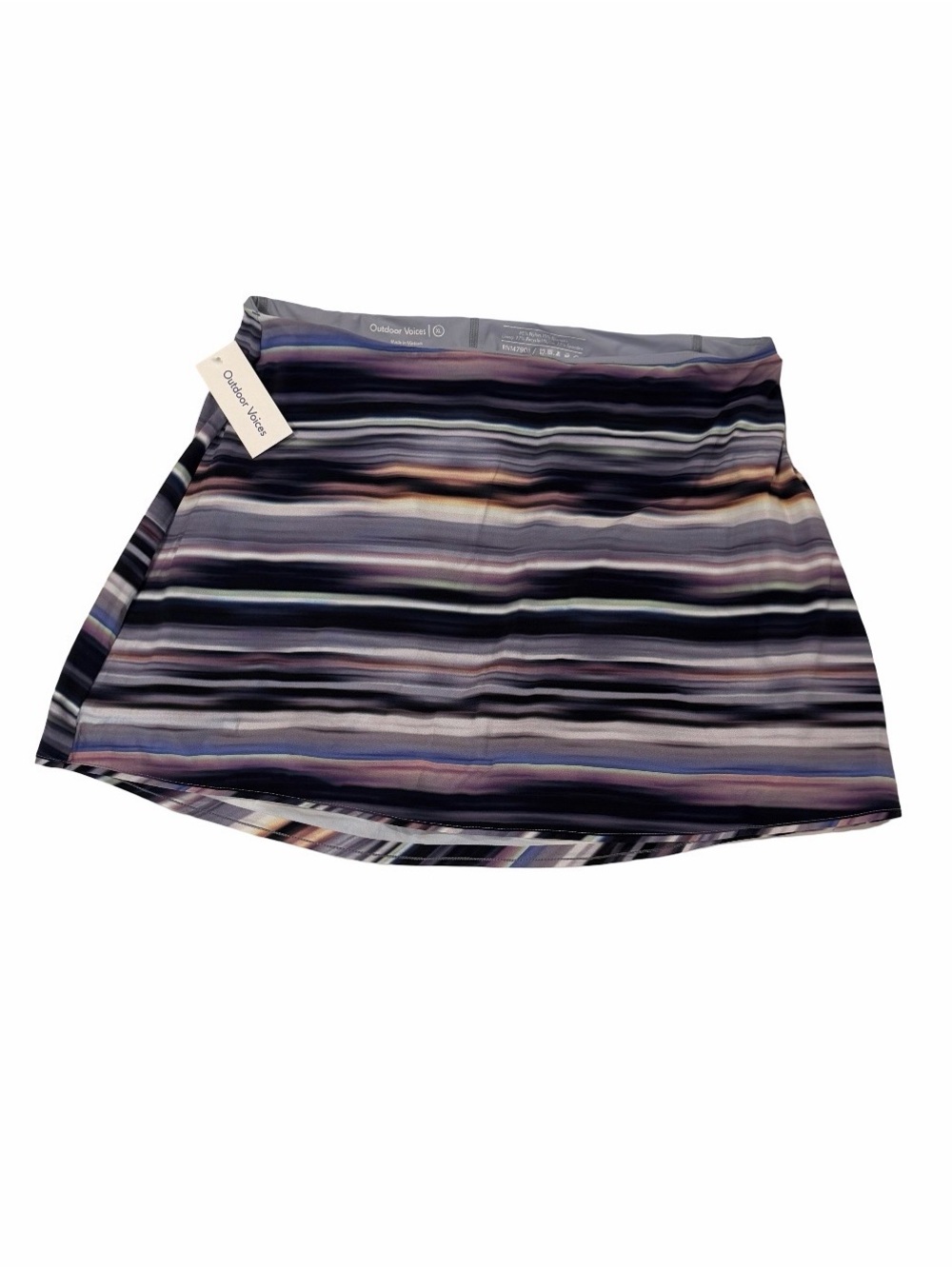 Outdoor voices NWT stripe skort size XL